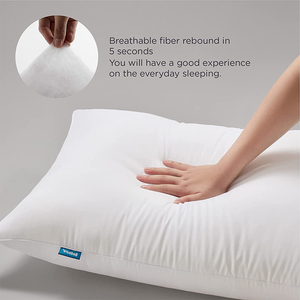 Máy có thể giặt khách sạn sang trọng gối không gây dị ứng <span class=keywords><strong>Fluffy</strong></span> xuống thay thế sợi polyester đầy giường mềm gối cho ngủ - Product Image 5