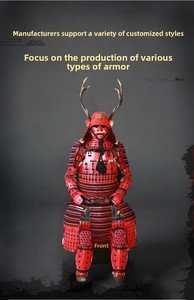 Disfraz de Guerrero <span class=keywords><strong>Samurai</strong></span> con Armadura de Tamaño Real y Kabuto para Museo o Cosplay - Product Image 6
