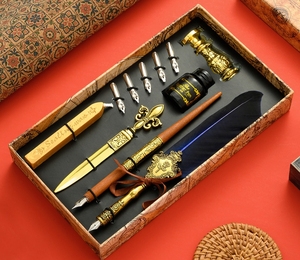 Popolare Calligrafia Penna Stilografica Set Calligrafo Macaron Penna Stilografica, 5 Cartucce di Inchiostro Kit Perfetto Per Lettering Principiante - Product Image 3