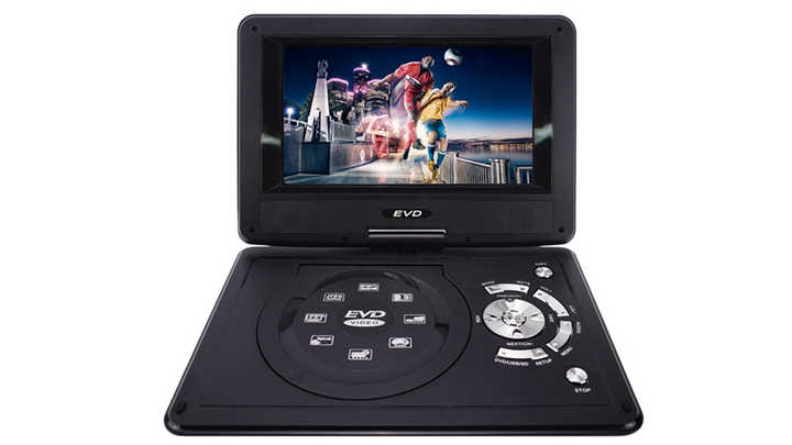 TNT STAR TNT-980 9.8 Inch Portable DVD Player with TV - Factory