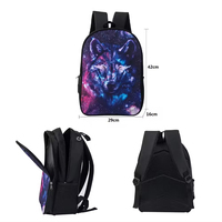 Offre Spéciale sac à dos personnalisé d'anime de sport de sublimation vierge personnalisé avec des cartables de sublimation de logo