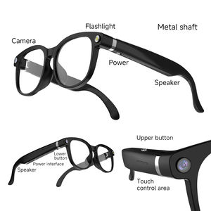 Nouvelles lunettes intelligentes Z01 AI avec appareil photo 8MP, prise de photos anti-vibration, stockage 32 Go, verres photochromiques automatiques, contrôle tactile professionnel - Product Image 3