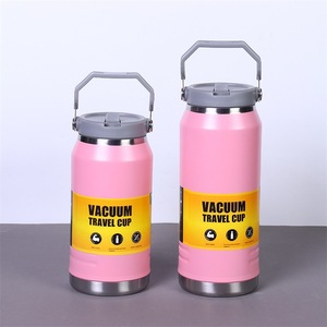 Bouteille d'eau isotherme tendance 2026 en acier inoxydable à double paroi, 40oz 53oz, grande capacité portable 1200ml 1600ml - Product Image 5