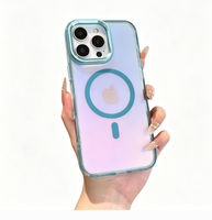 Coque de téléphone magnétique caméléon à protection 360° avec peinture UV, couverture intégrale pour 16 Pro Max, A56, A55, A06, coque colorée