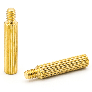 Entretoises métriques mâle-femelle en laiton de haute qualité M2 moletées, grade 4.8 pour circuits imprimés - Product Image 3
