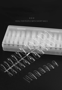 <span class=keywords><strong>Faux</strong></span> <span class=keywords><strong>ongles</strong></span> français acrylique de manucure complet, 120/240/504, 50 pièces, en boîte, Blister naturelle, Transparent, deux couleurs - Product Image 6