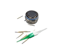 Connecteur étanche Kewei D38999/26WB35PB 14 broches droit circulaire anti-poussière série J599 IP67/IP68 pour faisceau de câbles industriels