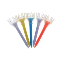 COMMENT VRAI Nouvelle Arrivée 50/80mm En Plastique Golf Tee Formation Pratique Outil Accessoire Mixte Couleur Portable Golfs Balle Racks à Servir