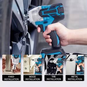 Llave de <span class=keywords><strong>Impacto</strong></span> Inalámbrica de <span class=keywords><strong>3</strong></span>/8\", <span class=keywords><strong>Pistola</strong></span> de <span class=keywords><strong>Impacto</strong></span> Eléctrica con Torque Máximo de 330 Ft-lbs (450 N.m), Batería y <span class=keywords><strong>4</strong></span> Dados - Product Image 4