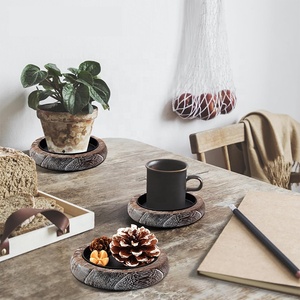 Base per Candela Natalizia Creativa in Legno Massello Fatta a Mano <span class=keywords><strong>Portacandele</strong></span> <span class=keywords><strong>Vassoio</strong></span> - Product Image 4