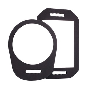 Cosmetic <b>Mirror</b> Round And Rectangular Black Foam Frame <b>Makeup</b> <b>Mirror</b> For General Use - Product Image 1