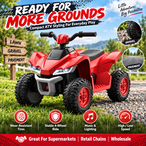<span class=keywords><strong>Quad</strong></span> électrique 12V pour enfants, véhicule tout-terrain 4 roues, idéal pour les 3-8 <span class=keywords><strong>ans</strong></span> - Offre spéciale - Product Image 4