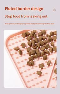 Moderne große umwelt freundliche Silikon-Hunden apf Slow Feeder mit automatischen Saugnäpfen Geschirrs püler sicher für den Innenbereich - Product Image 5