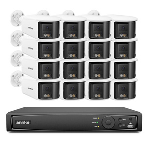 ANNKE 6MP 180 Degree Dual Lens Panoramic AI PoE Kit Cameras Two Way Audio Smart Full Color Network Security <b>Camera</b> Network Camer - Product Image 1