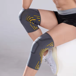 Dệt Kim Thoáng Khí Trọng Lượng Nhẹ Mùa Xuân Đầu Gối Tay Áo Phòng Tập Thể Dục Bóng Rổ Đầu Gối Hỗ Trợ Giảm Đau Đàn Hồi Trọng Lượng Nâng - Product Image 1