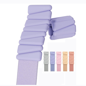 Brazaletes ponderados Pesas de tobillo ajustables personalizadas 1LB Yoga Caminar Pierna Brazo Pesas de muñeca Gimnasio Entrenamientos Pilates Accesorios - Product Image 1