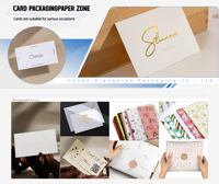 Cartes de visite personnalisées haut de gamme, cartes de vœux exquises, cartes de remerciement et d'invitation, gaufrage et estampage à chaud, art du carton