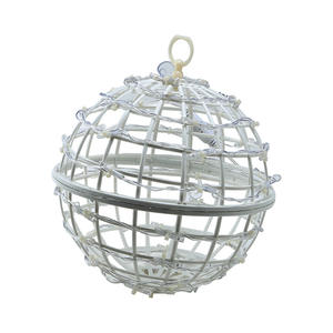 Lampu gantung bola rotan 40cm, lampu bola rotan gantung untuk dekorasi Natal, lampu pohon luar ruangan - Product Image 1