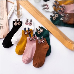 Nouvelles chaussettes courtes en coton avec <span class=keywords><strong>bouche</strong></span> peu profonde <span class=keywords><strong>et</strong></span> grands <span class=keywords><strong>yeux</strong></span> en gros - Product Image 1