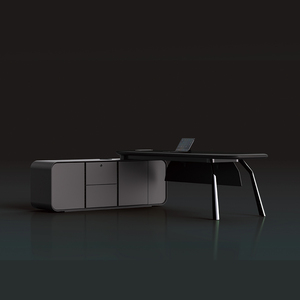 Widely Used Melamine Office Desk <b>Table</b> Executive Office Desk Furniture Designer Corner Boss Desk - Product Image 4