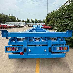 Semirremolque Esqueleto de 2/3 Ejes para <span class=keywords><strong>Transporte</strong></span> de Contenedores de <span class=keywords><strong>40</strong></span> <span class=keywords><strong>Pies</strong></span>, Capacidad de 60-100 Toneladas, <span class=keywords><strong>Precio</strong></span> Bajo de Fábrica JOZOTG - Product Image 3