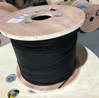 Kabel Fiber Optik FTTH Aerial LSZH 1KM 2KM untuk Komunikasi Luar Ruangan oleh Produsen Cina 1 Core 2 Core 4 Core