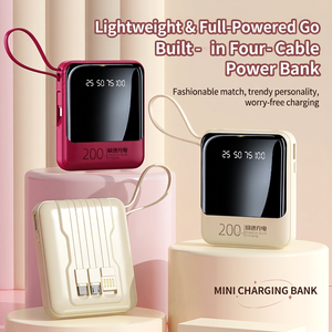 Mini batterie externe portable 20000mAh avec écran LED, entrée et sortie Type C, compatibilité universelle - Product Image 4