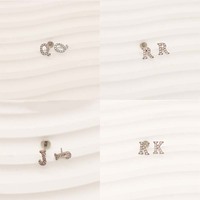 Gaby Alphabet 16G ASTM F136 Titane de qualité implantable Anneau de lèvre plat Cartilage Piercing Labret à enfiler Bijoux de piercing corporel Vente en gros