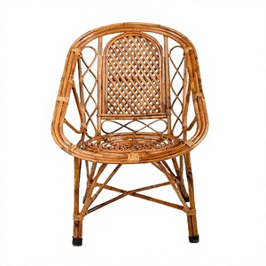 Royal Bamboo Garden <b>Chair</b> Tropical Design Durable Frame Tapered Legs Living Room Furniture with <b>Table</b> <b>Foldable</b> - Product Image 1