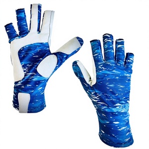 3 Guantes Protectores de Dedos para Pesca con Mosca, Antideslizantes, de Nailon con Cierre de Hebilla, Protector de Línea de Pesca, para Exteriores, MOQ Pequeño - Product Image 2
