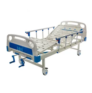 Wholesale Cheap Hospital Nursing Furniture Two Crank Handicapped Medical 2 Function Manual Hospital bed