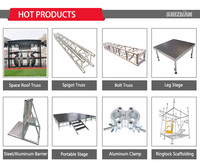Estructura de Iluminación Portátil de Aleación de Aluminio con Certificación TUV CE, Tipo Truss Triangular, para Producción de Tours, Conciertos, Escenarios, Exposiciones y Eventos