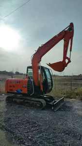 HITACHI ZX60รถขุดมือสองขนาด6ตันมือสองพร้อมส่วนประกอบหลักของเครื่องยนต์อีซูซุและปั๊ม - Product Image 4