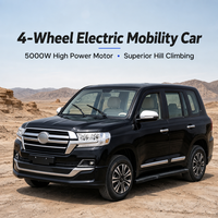Voiture électrique à 4 roues avec climatisation, hybride essence et électrique, pour personnes âgées et familles