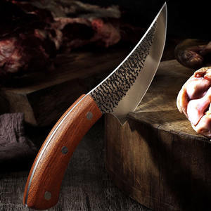 Couteau à désosser pour barbecue forgé à la main avec fourreau couteaux <span class=keywords><strong>de</strong></span> boucher couteau à filet en acier inoxydable élevé pour le Camping en plein air - Product Image 2