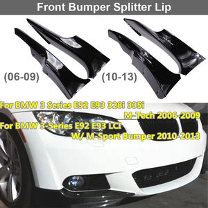 Spoiler Lip Bumper Depan, Cover Splitter Samping Bumper Mobil untuk BMW Seri 3 E92 E93 M3 <span class=keywords><strong>M</strong></span>-Tech 2006-2009 2010-2013 - Product Image 4