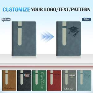 Carnet de notes personnalisé avec stylo à motif tulipe, coffret cadeau A5 ligné, cadeau d'entreprise, cadeau universitaire - Product Image 4