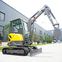 LIVRAISON GRATUITE Minipelle 3.5 tonnes Moteur Kubota de pelle ferme Nouvelles mini pelle 1 tonne 2 tonnes Prix des machines