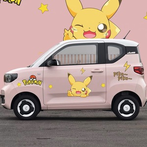 Auto aufkleber Macaron Körper dekoration Cartoon Animation Pokemon <span class=keywords><strong>Pikachu</strong></span> langlebige wasserdichte dekorative Auto aufkleber - Product Image 1