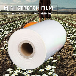 Tarım için LLDPE Mini streç Film ruloları yumuşak PE sarma paket aşılama şube el kullanımı Aerosol ambalaj filmi döküm - Product Image 5