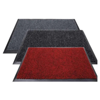 Tapis de porte modernes en jacquard avec logo personnalisé, lavables, avec dos antidérapant en PVC pour usage commercial et extérieur
