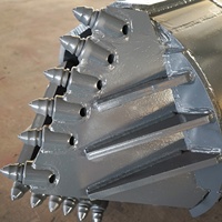 Godet ouvert de 1200 mm pour pelle hydraulique Bauer BG28 Sany SR285 |   Centre de Référence pour l'Élevage de Poulats |   Mur robuste de 40 mm |   Foret à roche à 15 dents