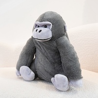 Peluches personnalisées en forme de dessins animés, animaux du zoo africain, jouet en peluche animatronique doux, gorille, babouin, singe, poupée en peluche, vente chaude