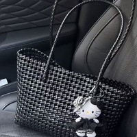Sacs en rotin personnalisés pour femmes, sac à main en rotin PE OEM pour marque privée, vente en gros, sac à main de mode fait main sur mesure OEM