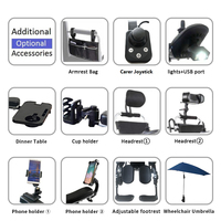 Support de téléphone pour fauteuil roulant - Convient à la plupart des téléphones, y compris l'iPhone, s'adapte à toutes les poussettes, landaus, fauteuils roulants, scooters et déambulateurs