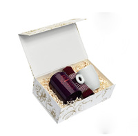 Emballage de boîtes en papier personnalisées Boîte magnétique pliante pour perruque cosmétique de luxe blanche pour accessoires de cheveux