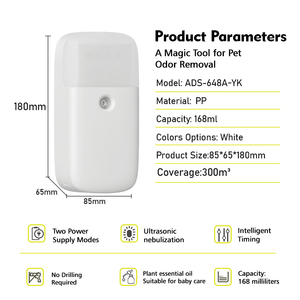 Treo Tường Điện Trong Nhà Pet Mùi Khử Mùi Không Khí Điều Khiển Từ Xa Khuếch Tán Hương Thơm Làm Mát Không Khí Cho Chó Mèo Khách Sạn Hộ Gia Đình - Product Image 5