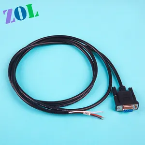 Customized DB9 Female Cable Harness