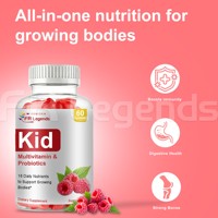 Gummies multivitaminées et probiotiques pour enfants, marque privée OEM ODM, soutien immunitaire et digestif quotidien, vitamines en gummies pour enfants