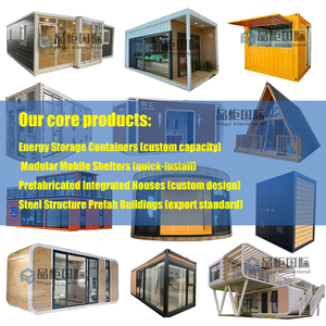 Casa Prefabbricata Espandibile in Container, Villa Ecologica Impermeabile con Bagno Modulare per Negozio/Palestra US/EU - Product Image 4